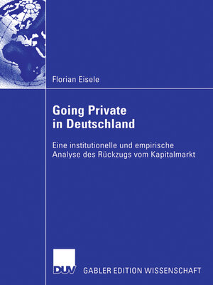 cover image of Going Private in Deutschland